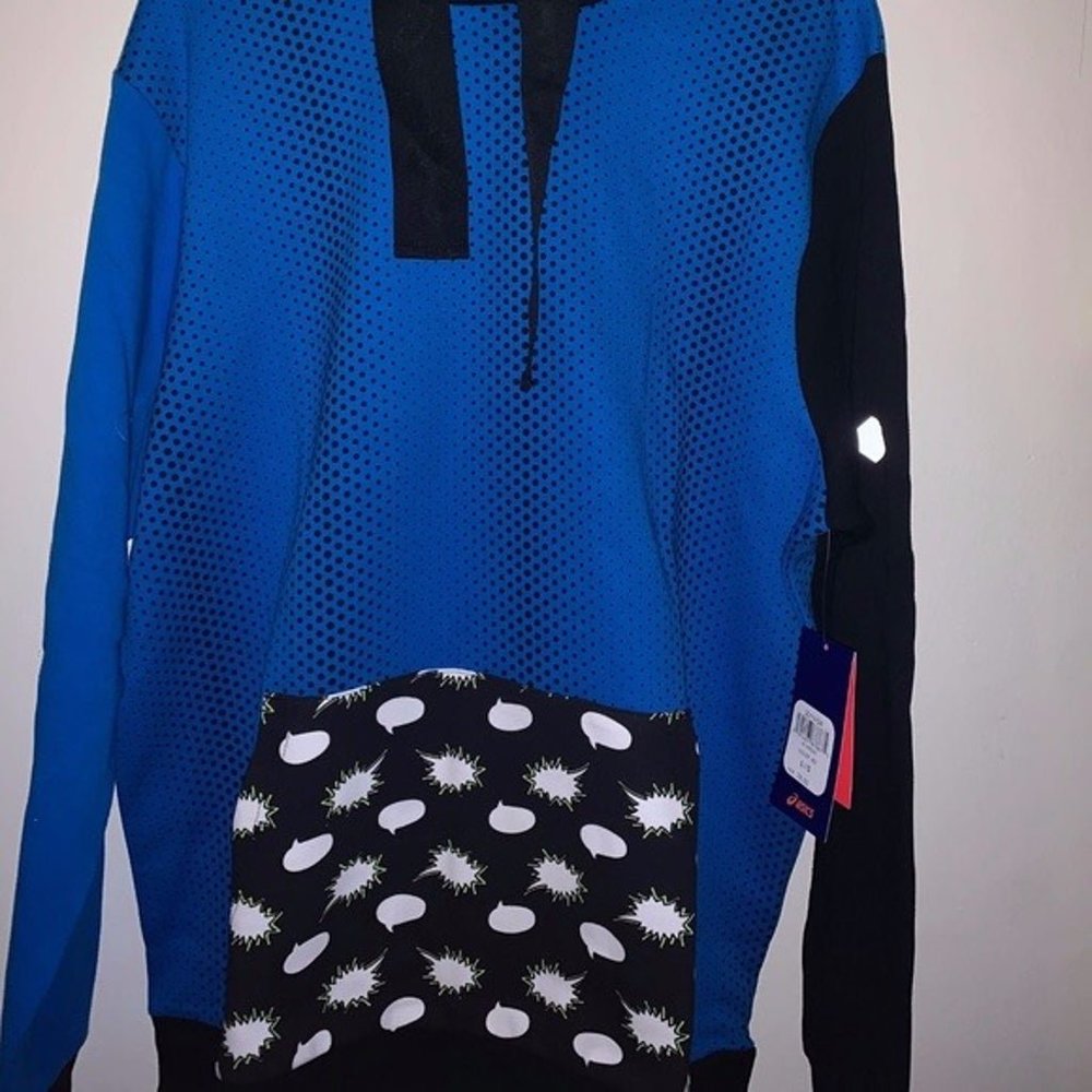 ASICS Tiger Logo Sweat Full Zip Hoodie L